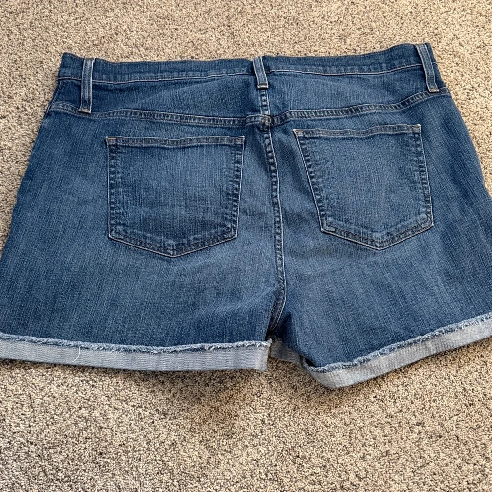 Classic Women's Denim Shorts - Dark Blue